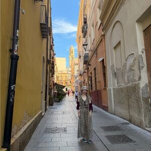 Smythe Leopard Patterned Halter Maxi Dress